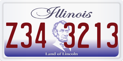 IL license plate Z343213