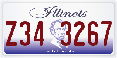 IL license plate Z343267
