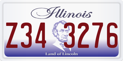 IL license plate Z343276
