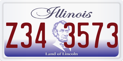 IL license plate Z343573