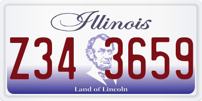 IL license plate Z343659