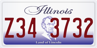 IL license plate Z343732