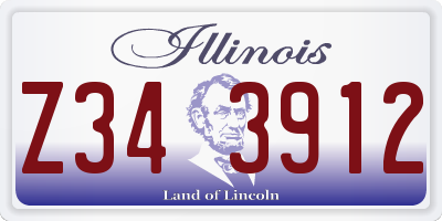 IL license plate Z343912