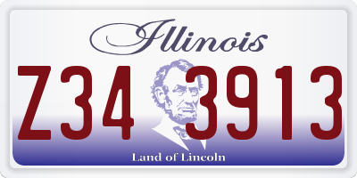 IL license plate Z343913