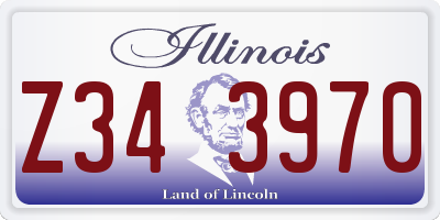 IL license plate Z343970