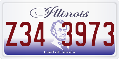 IL license plate Z343973