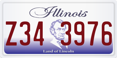 IL license plate Z343976