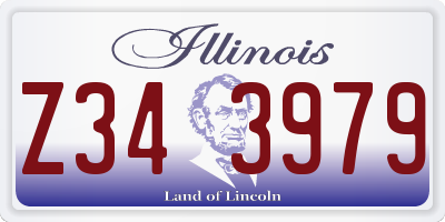 IL license plate Z343979