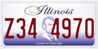 IL license plate Z344970