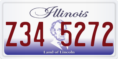 IL license plate Z345272