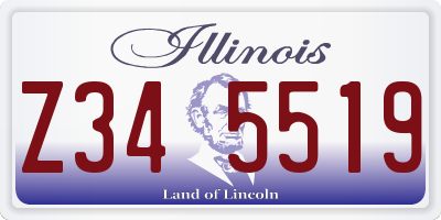 IL license plate Z345519