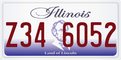 IL license plate Z346052