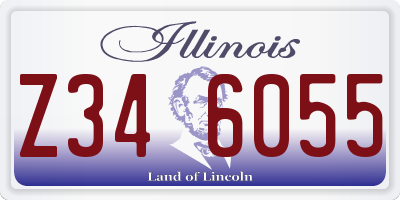 IL license plate Z346055