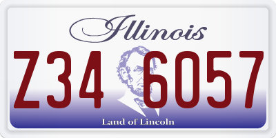 IL license plate Z346057