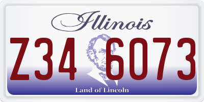 IL license plate Z346073