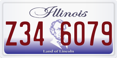 IL license plate Z346079