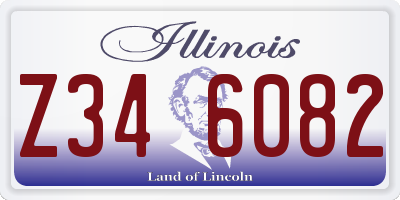 IL license plate Z346082