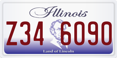 IL license plate Z346090