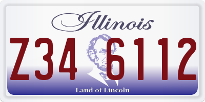 IL license plate Z346112