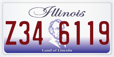 IL license plate Z346119