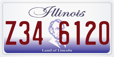 IL license plate Z346120