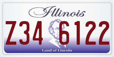 IL license plate Z346122