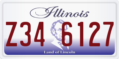 IL license plate Z346127