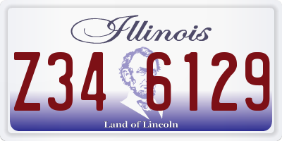 IL license plate Z346129