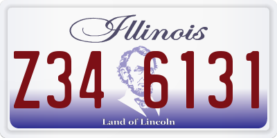 IL license plate Z346131