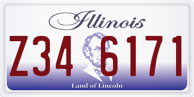 IL license plate Z346171