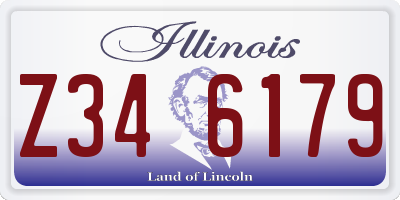 IL license plate Z346179