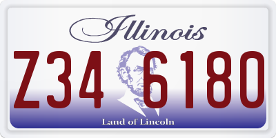 IL license plate Z346180