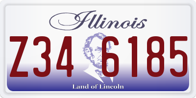 IL license plate Z346185