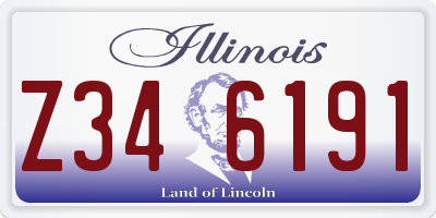 IL license plate Z346191