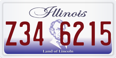 IL license plate Z346215