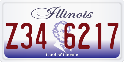 IL license plate Z346217