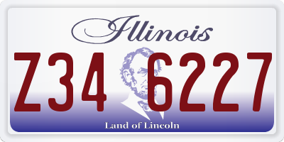 IL license plate Z346227