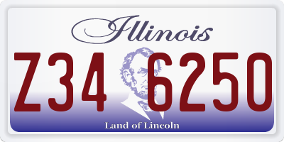 IL license plate Z346250