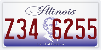 IL license plate Z346255