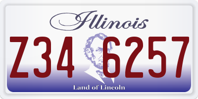 IL license plate Z346257