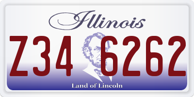 IL license plate Z346262