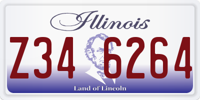 IL license plate Z346264
