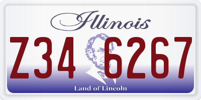 IL license plate Z346267