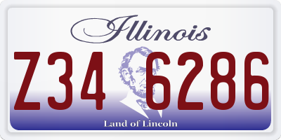 IL license plate Z346286