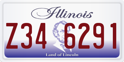 IL license plate Z346291