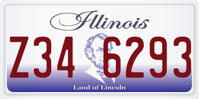 IL license plate Z346293