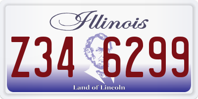 IL license plate Z346299