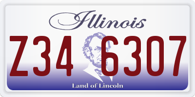 IL license plate Z346307