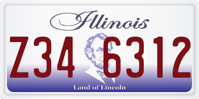 IL license plate Z346312