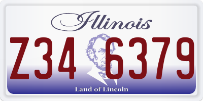 IL license plate Z346379